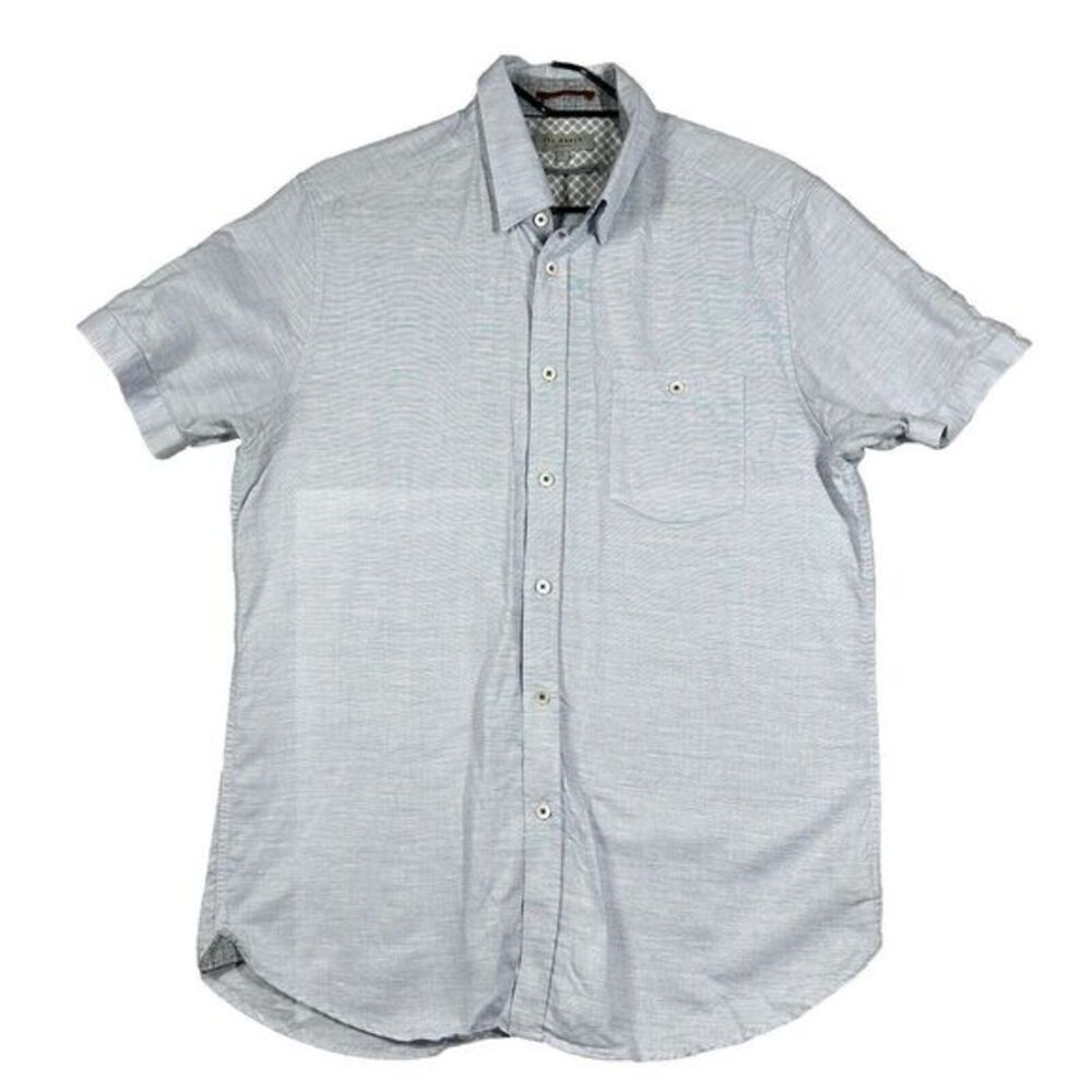 Ted Baker Light Green and Light Blue Dress Shirts - Picture 2 of 9